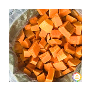 Manufacturer IQF Organic Frozen Vegetables <b>Freshly</b> Picked Peeled and Seeded BQF Frozen <b>Pumpkin</b> Squash Washed Cut Diced Chunk - Product Image 1