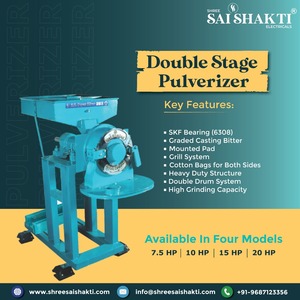 Pulverizador comercial 20HP MS Molinillo industrial de doble etapa para granos y especias (motor no incluido) - Product Image 3