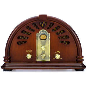 Classic Vintage Retro Style AM/FM Radio with <b>Bluetooth</b> (Model VR44) - Product Image 2