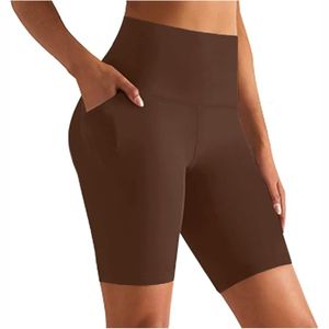 New 2025 Women Yoga Shorts OEM <b>leggings</b>, Seamless, High Waist shorts <b>with</b> <b>pockets</b> - Product Image 4
