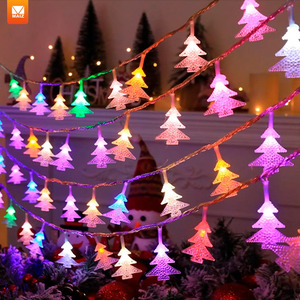 Guirlandes lumineuses LED pour sapin de Noël 3m RGB - Couleurs assorties - Product Image 5