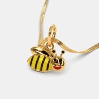 Collier pendentif ShivPath de qualité supérieure pour femme, style classique, en or avec pierre précieuse de naissance certifiée IGI, breloques pour maman
