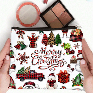 Cute Cartoon Canvas Zipper Bag-Large Capacity Portable <b>Cosmetic</b> <b>Organizer</b> Handbag - Product Image 2