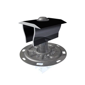 Abrazadera Solar Mid Clamp PVKIT 2.0 de Aluminio Anodizado Negro para Techos Metálicos y Cocheras - Product Image 1