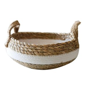 Cesta de algodón con cuerda, cesta grande para la colada, almohadas, manta hecha en Vietnam, el mejor precio - Product Image 1