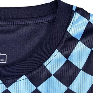 Maillot de football pour homme de haute qualité, personnalisé, à séchage rapide, respirant, 100% polyester, col rond, design uniforme de football - Product Image 6