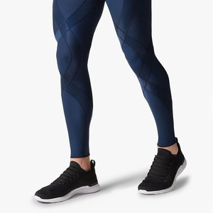 Pantalones deportivos de compresión para hombre para entrenamiento atlético para correr personalizados, mallas de compresión elásticas de 2 vías de poliéster Spandex - Product Image 3