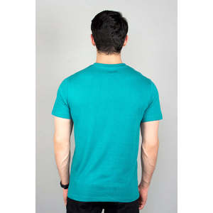 T-shirt basique en coton à col rond pour homme, faible MOQ, 100 % coton, léger, motif uni, tissu 300 grammes, T-shirt basique tendance - Product Image 4