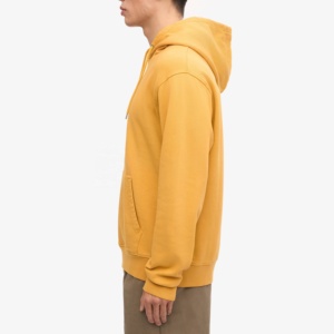 Sweats à capuche personnalisés pour hommes Pull lourd de haute qualité Streetwear 100% coton vierge Sweats à capuche surdimensionnés personnalisés pour hommes de couleur unie - Product Image 3