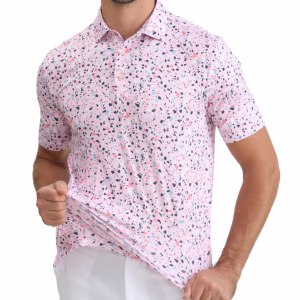 ... Camisa Polo de golf para hombre Diseño de manga corta con cuello perfecto para caminar deporte al aire libre y uso diario - Product Image 4
