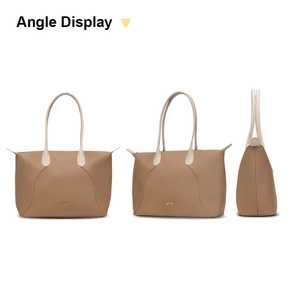 Multi-pocket Women's Tote <b>Bag</b> Floel <b>Bag</b> with Dedicated <b>Laptop</b> <b>Sleeve</b> and Dual Internal Bottle Pockets - Product Image 4
