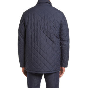 High Quality Custom Men's <b>Patchwork</b> Thin Stand Collar Front Logo Embroidery Printed Bomber <b>Jacket</b> - Product Image 2