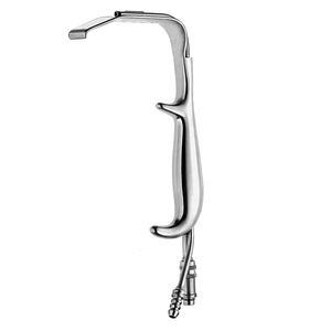 Tebbetts 18.5cm Guide lumineux écarteur isolé avec dents Instrument manuel de chirurgie plastique du sein - Product Image 1