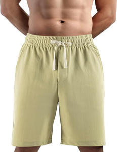 Men's Casual Elastic Waist Drawstring Summer Beach <b>Shorts</b> <b>Lightweight</b> Mesh Joggers Fitness <b>Cargo</b> <b>Shorts</b> Solid for Outdoor - Product Image 3