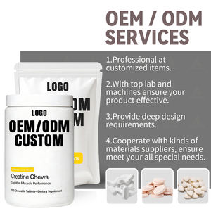 Creatina Masticable Personalizada OEM ODM, 1g por Masticable, Suplemento de Creatina Masticable con Certificación NSF - Product Image 2