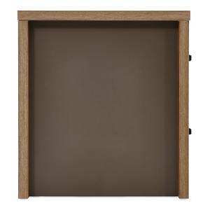 Eros 2 cajones mesita de noche gabinete teca caoba Suar madera sala de estar minimalista Simple Cabbinet 071023 - Product Image 5