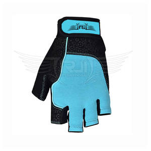 Gants de sport unisexes légers sur mesure à demi-doigts, accessoires de fitness en cuir tendance, disponibles en différentes couleurs, vente en gros - Product Image 2
