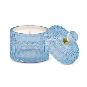 Wholesale Luxury Custom Colored Handmade Soy & <b>Paraffin</b> Wax Glass Crystal Jar Candle with Lid Christmas Home Decoration - Product Image 5