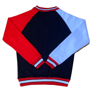 Sweat-shirt unisexe à col rond personnalisé pour l'hiver, Black Lives Matter, logo en chenille OEM, lavage à l'acide, broderie 3D, détails côtelés - Product Image 3