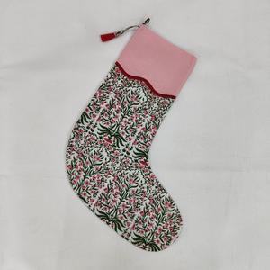 ถุงน่องผ้าฝ้ายทำด้วยมือทรงซานตาคลอสอินเดียถุงน่องสไตล์วินเทจ - Product Image 4