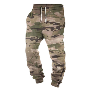 Vente en gros Pantalon cargo en coton personnalisé pour hommes, style hip hop, avec grande poche, taille moyenne - Product Image 1