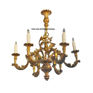 Classique De Luxe Doré Royal Design Grande Taille Mur Accessoires Chambre Salon Lustres En Laiton Lampe - Product Image 1