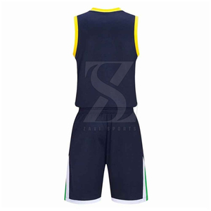Uniforme de basket-ball sur mesure uniforme de basket-ball 100% polyester hommes uniforme de basket-ball - Product Image 3
