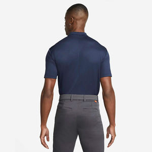 Respirant anti-transpiration 100% polyester coupe standard détendue avec patte à 2 boutons obsidienne Performance polos de golf pour hommes - Product Image 2