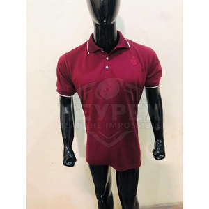 Recién llegado, camiseta Polo para hombre, camiseta Vintage de patrón sólido a la moda, camiseta Polo de manga corta de algodón pesado de gran tamaño - Product Image 1