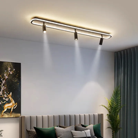 Lámpara de Riel LED Magnética Moderna con Chip COB, Alto CRI 95, Garantía de 5 Años, Regulable, para Dormitorio, Mesita de Noche, Pasillo, Armario, Casa, Hoteles