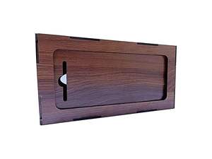 Wooden Tissue Box For Office Table With Smooth Finish Vintage Style Wooden Tissue Box for home office <b>car</b> <b>decor</b> at cheap price - Product Image 2