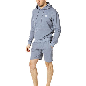 Conjunto de pantalones cortos y sudadera con capucha para hombre hecho al por mayor, ropa deportiva de moda, conjuntos de pantalones cortos y Sudadera con capucha de manga larga - Product Image 2