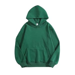 Sudadera con capucha cuadrada personalizada para hombre, poliéster/algodón, ajuste extragrande, impresión Digital, ropa de invierno bordada, 340g - Product Image 1