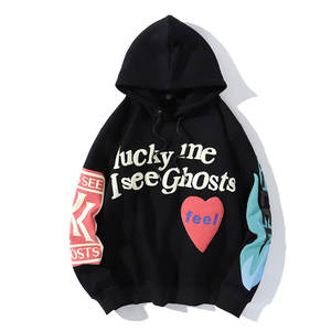 Nuevo último diseño Puff impresión sudaderas precio bajo 2025 nuevo estilo mejor Color sólido básico algodón mezclado Puff impresión sudaderas con capucha - Product Image 1