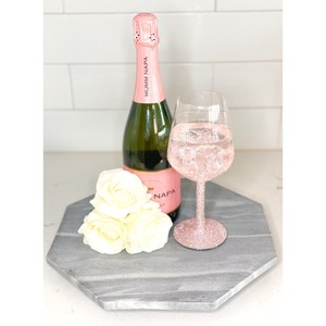 Copa de vino Vintage de cristal soplado a mano con barra Europea Rosa esmerilada creativa única de diseño clásico superventas - Product Image 4