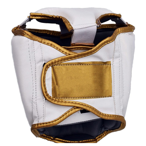 Protège-tête de boxe d'entraînement de qualité supérieure pour adultes, durable, confortable, solide, protecteur, couleur blanche, protège-tête de combattant MMA - Product Image 2