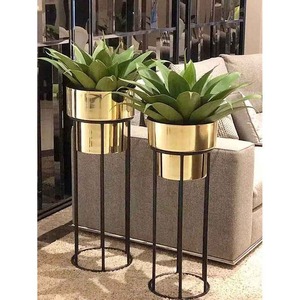 Industrial Style Metal <b>Planter</b> with Textured <b>Zinc</b> Coated Finishing Suitable for Warehouse Loft or Garden Themes - Product Image 6