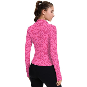 Soft Stretchy <b>Jacket</b> Women Full Zip <b>Yoga</b> Top Lightweight Athletic Wear Comfort Nylon Spandex Blend Training - Product Image 3
