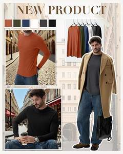 T-shirt classique pour homme à manches longues, respirant, écologique, séchage rapide, léger, 100% coton, couleur personnalisée, motif à carreaux, logo sur le devant - Product Image 6