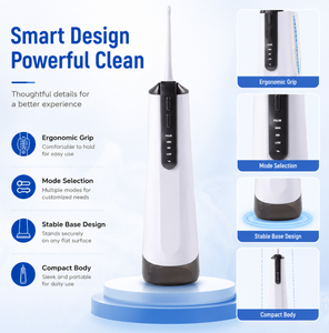 Hydropulseur Électrique de Voyage IPX7 Étanche Rechargeable Portable pour <span class=keywords><strong>Nettoyage</strong></span> Profond avec 2 Buses - Product Image 3
