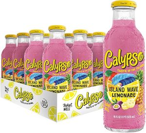 Venta al por mayor, precio de fábrica, la mejor calidad Calypso Drink Calypso Paradise Punch Lemonade, 16 FlOz, paquete de 12, hecho con fruta real - Product Image 5
