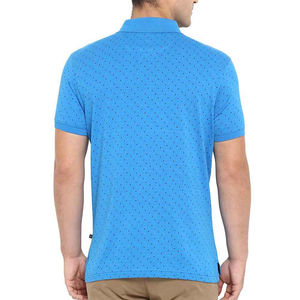 Polos élégants en coton pour hommes, manches courtes, respirants, décontractés, coupe d'été, fournisseur de broderie personnalisée d'usine OEM - Product Image 2