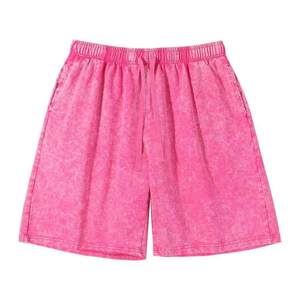 Shorts de sport pour hommes High Streetwear, en toile 100% coton respirante, coupe oversize, avec cordon de serrage, pour la course et l'exercice, fournisseur - Product Image 2