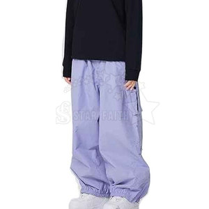 Pantalones de Esquí Casuales Ligeros y Ajustables, Transpirables, Resistentes al Viento, Cálidos, Diseño para Nieve y Exteriores, Poliéster/Nailon - Product Image 3