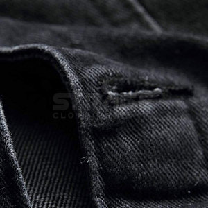 Veste en jean pour homme, tendance, hiver, tissu en toile, logo sur le devant, coupe-vent, best-seller - Product Image 5