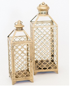 Lanterne à bougie de conception artisanale pour la décoration de mariage, article à usage durable - Product Image 2