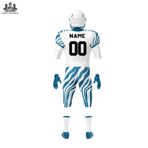 Uniformes de Fútbol Americano al por Mayor |   Conjunto de Uniforme de Fútbol Personalizado, Transpirable, Tallas Grandes |   Manga Corta |   Fuente de Fábrica OEM - Product Image 5