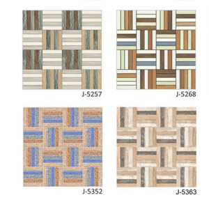 Azulejos interiores digitales de grado premium de 300x300mm, impresión en relieve, colección de diseño rústico moderno con función antibacteriana - Product Image 1