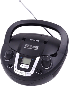 Boombox-REPRODUCTOR estéreo portátil, Radio AM/FM, CD de carga superior - Product Image 1