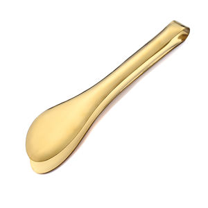 ที่คีบอาหารเคลือบทองพรีเมียมสำหรับครัวและการเสิร์ฟ ที่คีบอาหารสแตนเลสสตีลหรูหราเคลือบทอง - Product Image 6